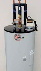 solar water storage tank